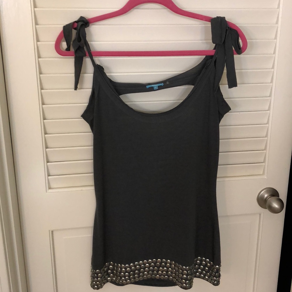 Open back dressy tank